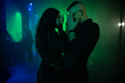 Wiener Szene und Event Paar Foto