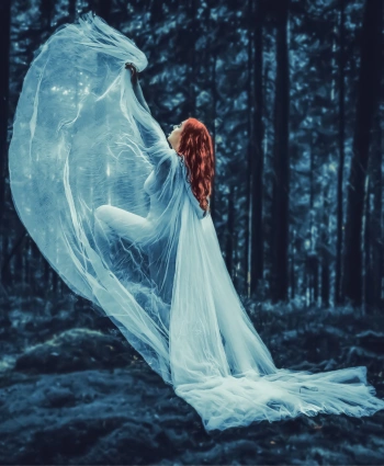 Wiener Fantasy Porträt Magische Wald